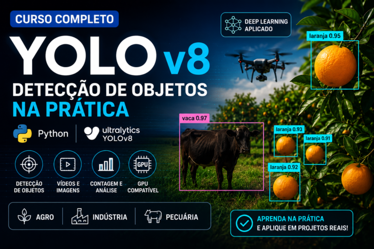 Detecção de Objetos com IA: Transformando o Campo com YOLOv8 e Python